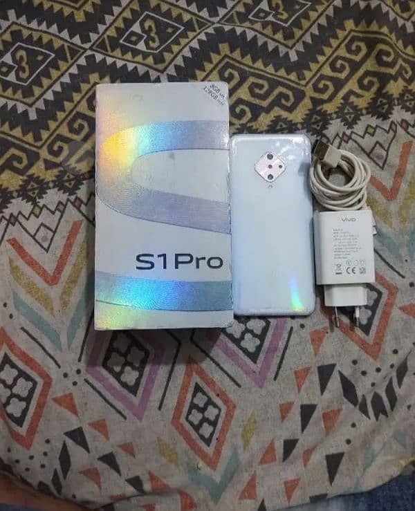 Vivo S1 Pro 8/128 complete box urgent sale connect OLX 0