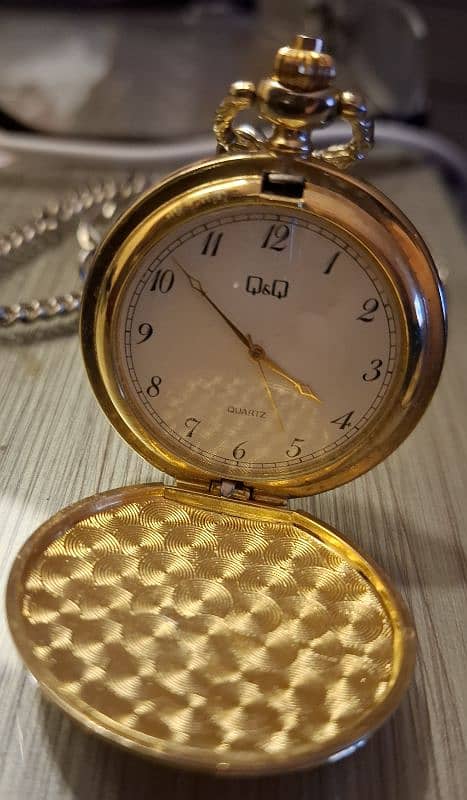 Q&Q Japanese pocket watch. 1