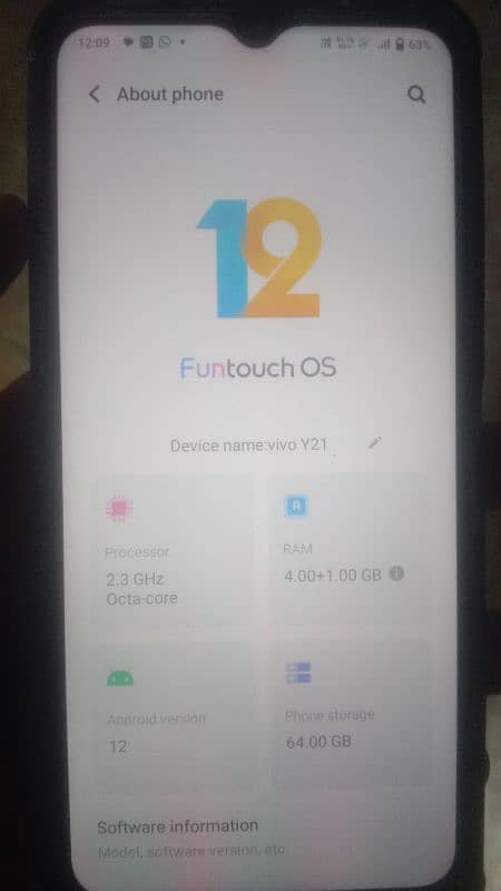 vivo y21 condition 10by10 looking picture 0