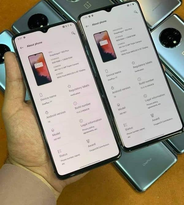 OnePlus 7t 256GB/128GB Dual sim Global PUBG 90fps Fresh Stock 5