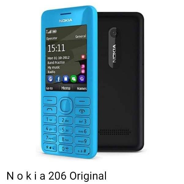 Nokia 206 original with one year warranty 0