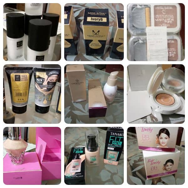 All makeup products available 1