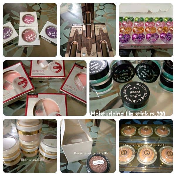 All makeup products available 15