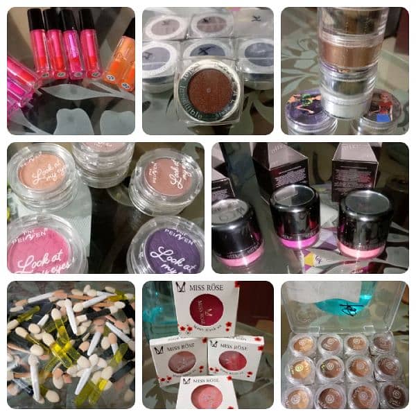 All makeup products available 16