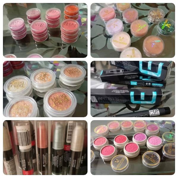 All makeup products available 17