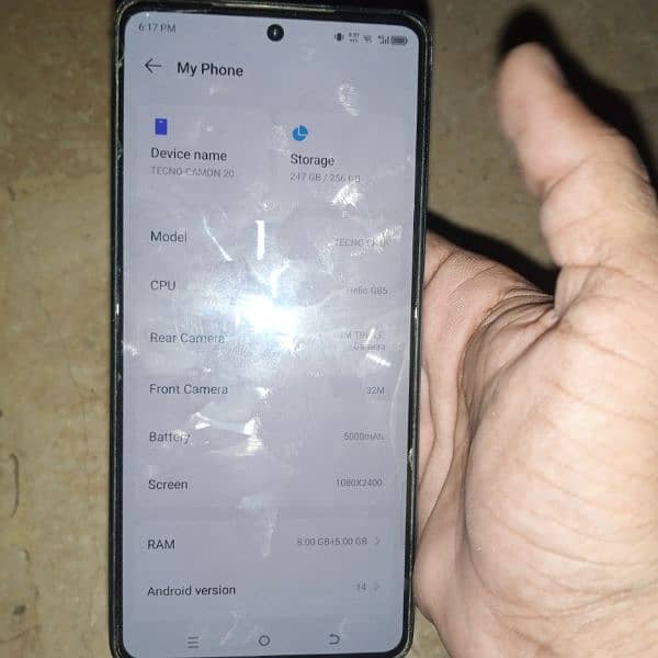 tecno spark camon 20 5