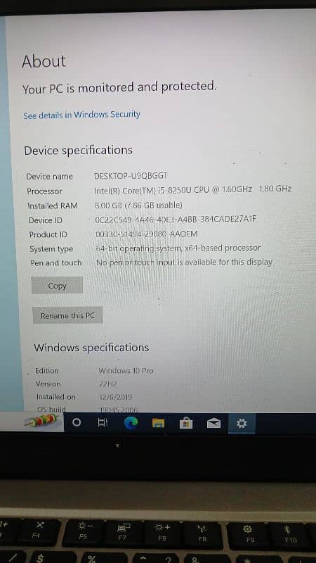 Lenovo Thinkpad X1 Carbon i5 8th Generation 8gb Ram 256 hdd 2