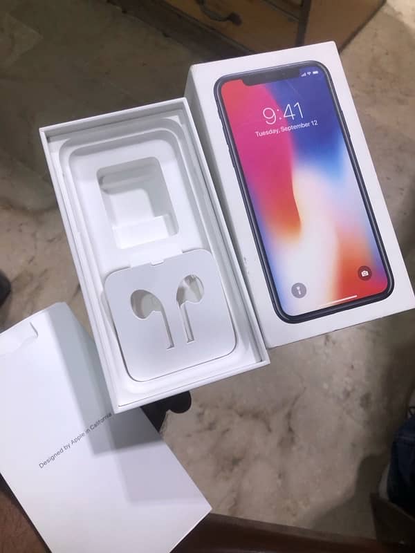 iphone x pta aproved with box 0