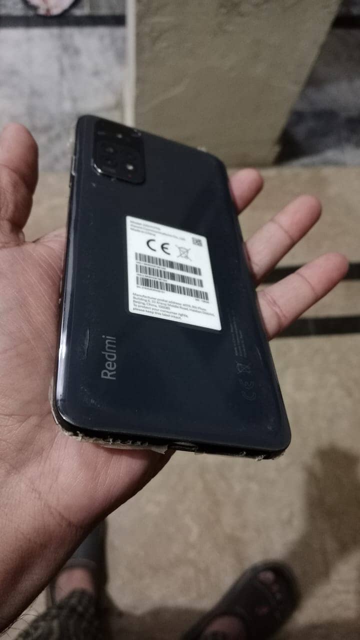 Redmi Note 11 6/128 Glass Crack With Box Not A Single Fult O3O1463OOO8 3