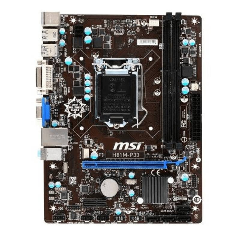 i5 4th gen 4570t+msi h81+4gb ddr3 1