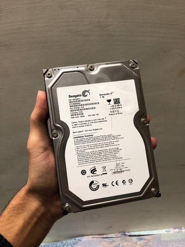 Seagate 1TB Computor hard disk 1