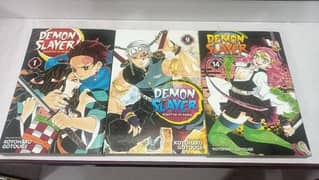 fma , demon slayer, Vinland saga mangas