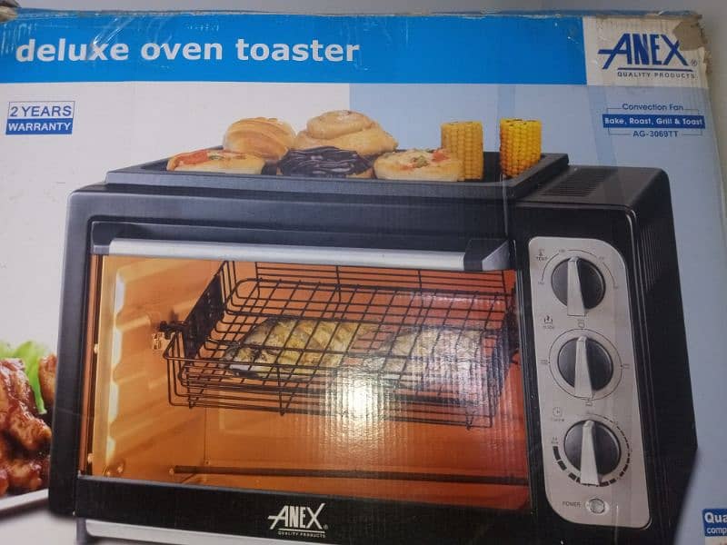 Anex Model AG-3069 TT Oven toaster with Bar B Q Grill 1