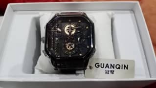 Imported Original Black Guanqin Meachanical Watch with Accessories