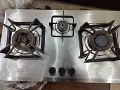 Automatic Gas stove Slightly used 3 Burner