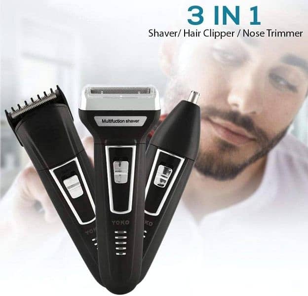 Yoko Hair & Beard Trimmer YK-6558 ( 3 in 1 ) 2