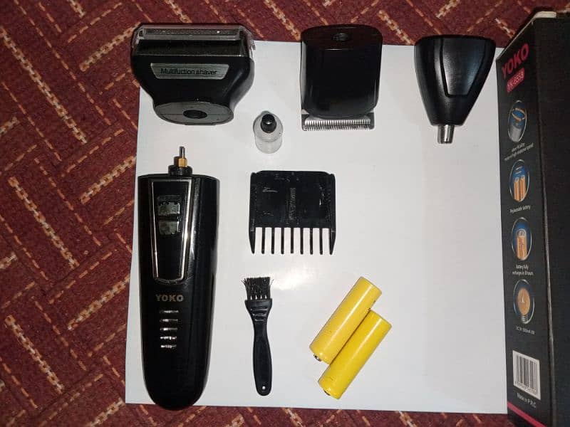 Yoko Hair & Beard Trimmer YK-6558 ( 3 in 1 ) 8