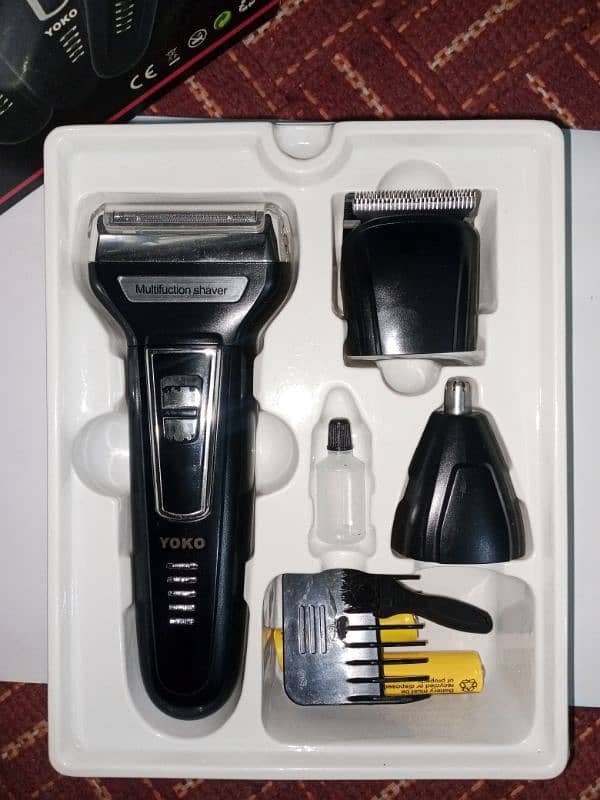 Yoko Hair & Beard Trimmer YK-6558 ( 3 in 1 ) 12