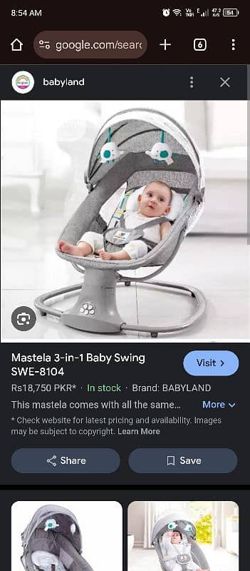 Mastele Baby swing 0