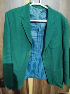 Green school coat for boy class 6 to 8