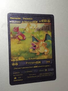 Real 1/1 pokemon card black edition