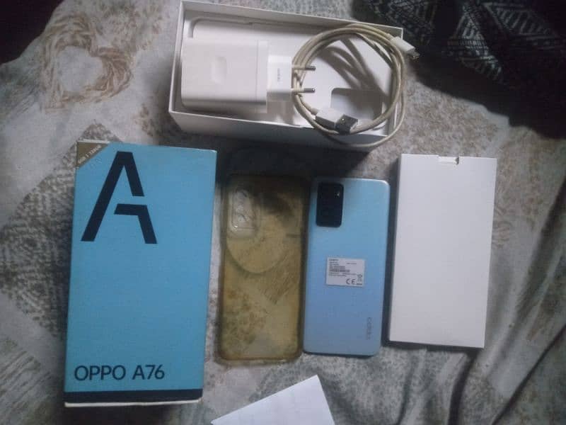 Oppo a76 8/128 condition 10/10 new phone 1