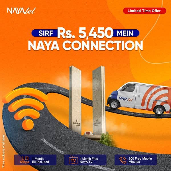 NAYATEL New Connection ab srf RS. 5450 0