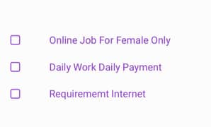 Online Work Female