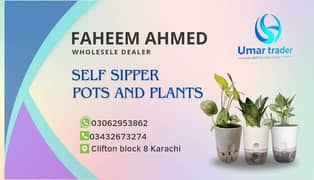 self sipper watering pots and plants