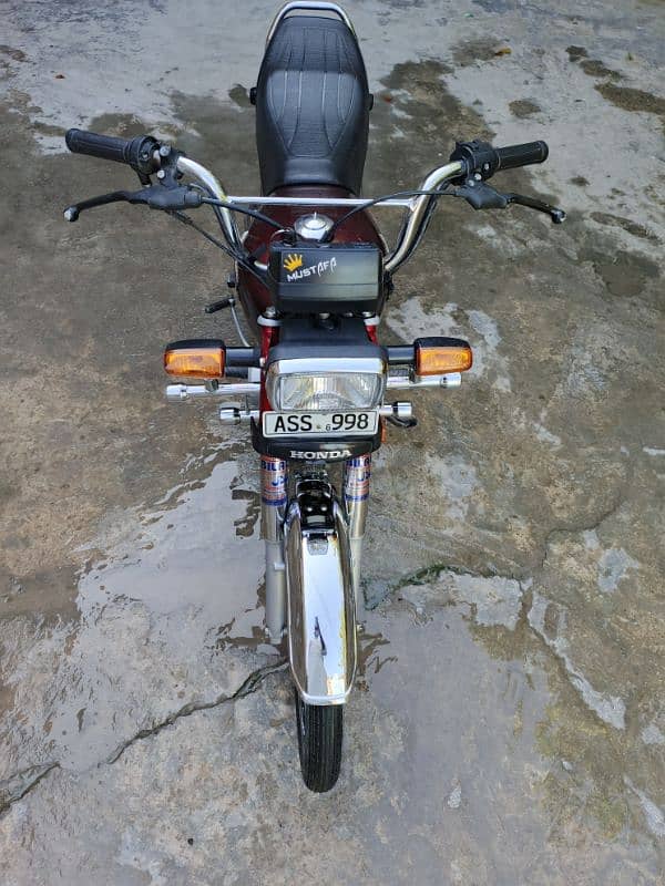 CD 70 for sale 2024 model all Punjab number 3