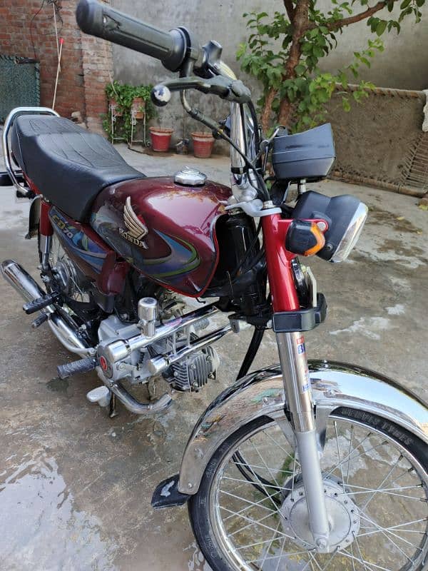 CD 70 for sale 2024 model all Punjab number 4