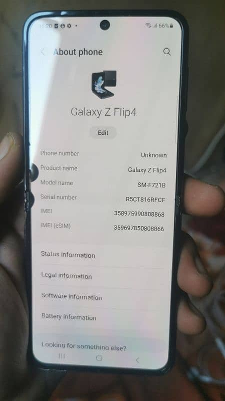 samsung flip 4 (256gb) 2