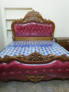 Bed Set/Side table/Dressing/with Mattress