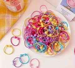 beads decor hair ties