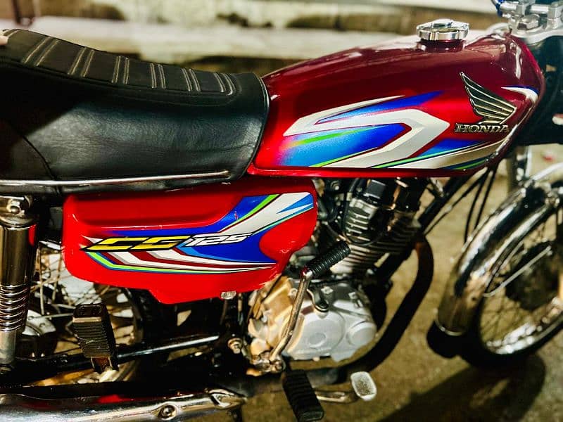 Red CG Honda 125 2022 Model Up For Sale 1