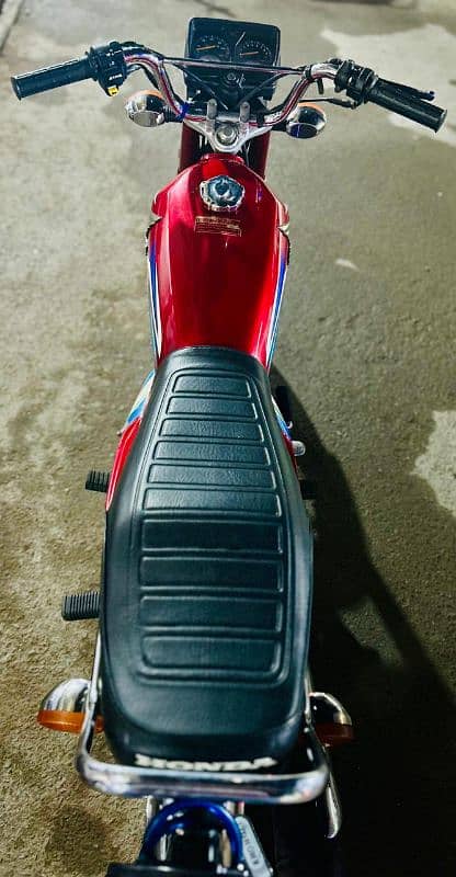 Red CG Honda 125 2022 Model Up For Sale 5