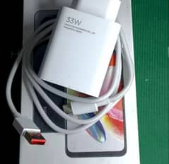 Mi 33Watt original box plugged charger Redmi note 11 12 Poco M4 pro