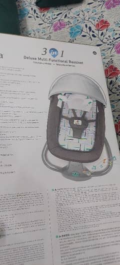 Deluxe Multi-Functional Bassinet/Baby Johla/Baby Coat/baby swing