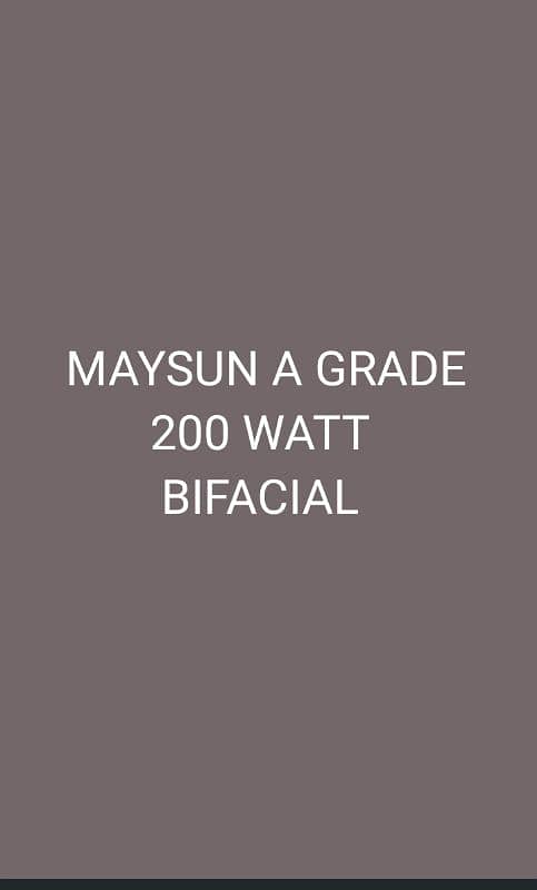 MAYSUN SOLAR A GRADE PANELS 2