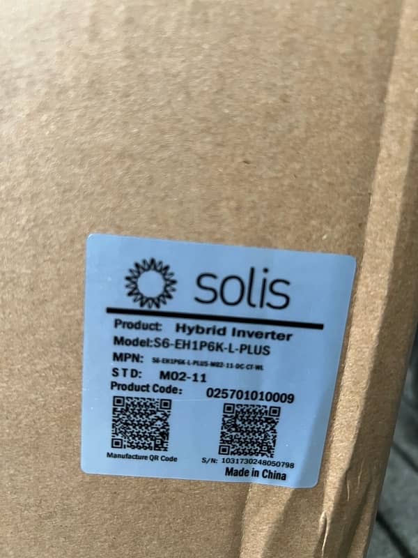 Solis 6kw Hybrid (ip66) New plus model 2