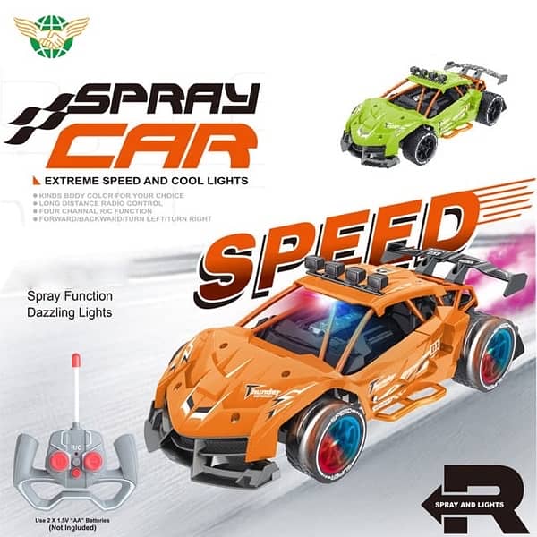 Spray Function Drifting High Speed Racing Remote Control Car Toy 3