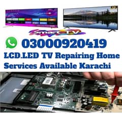 LCD. LED Repairing Home Services Available Karachi Call. 03000920419