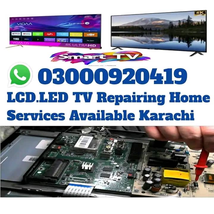 LCD. LED Repairing Home Services Available Karachi Call. 03000920419 0