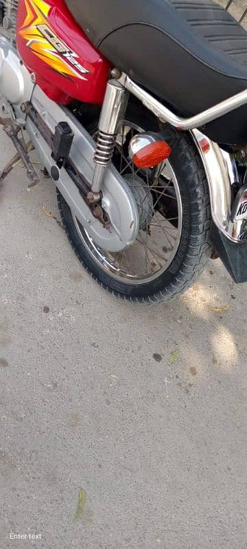 Honda CG125 2021 Red Karachi num 5