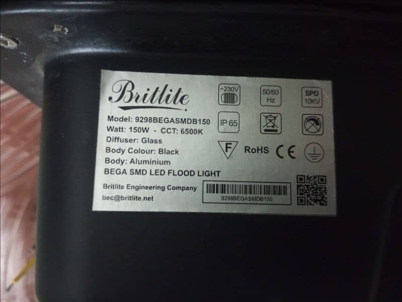 Britlite Flood Light for sale Like Brand New 1