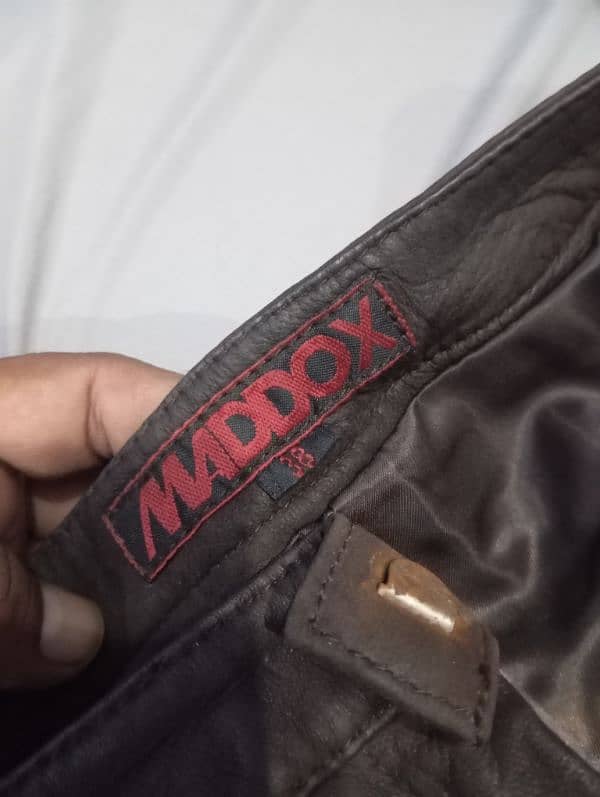 Leather Pant Maddox 38 West size 4