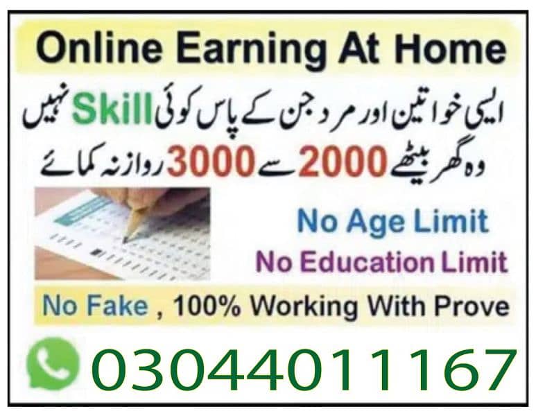 Online job at Home/Part Time/Data Entry/Typing/Assignments/Teaching 0