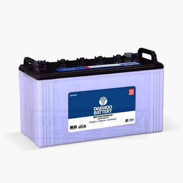 02 Daewoo battery 165 Ampere used Rs. 10,000 Each 0