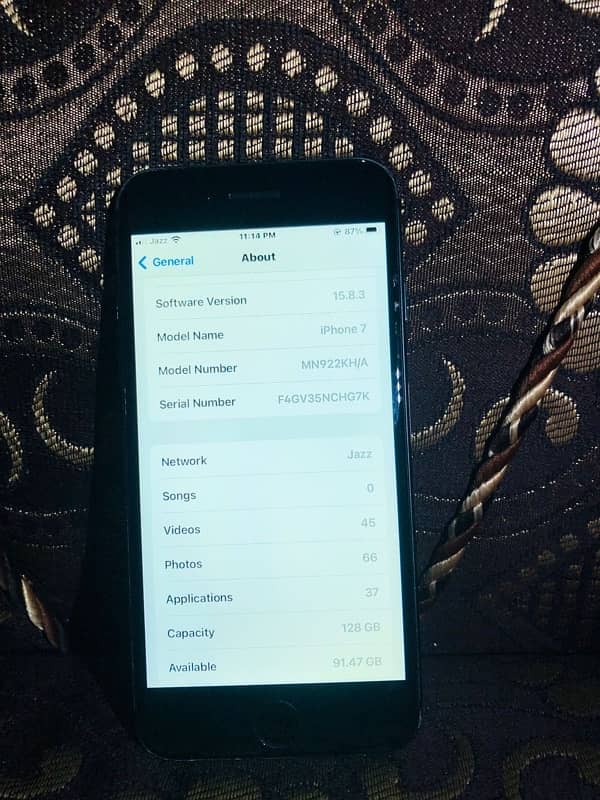 Iphone 7 128gb pta approved 1