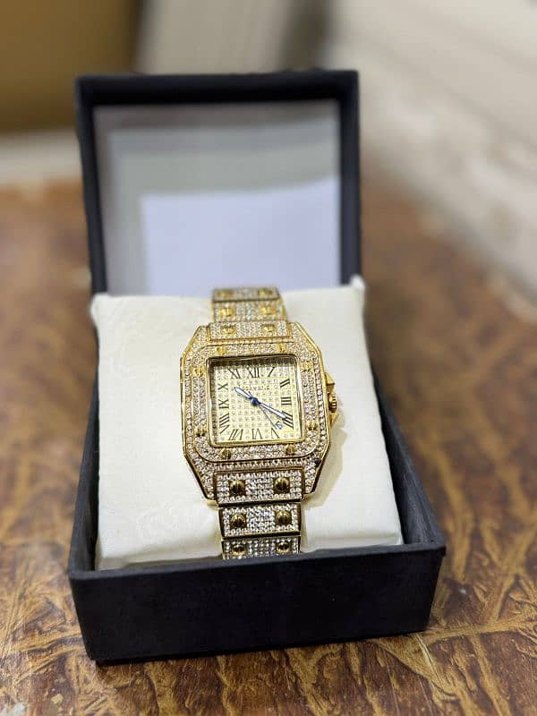 golden Metal Dail Watch 3